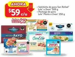 Walmart Lala plenia o zwan salchicha de pavo san rafael oferta