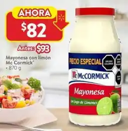 Walmart Mc cormick mayonesa con limón oferta