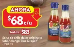 Walmart Blue dragon salsa de chile dulce original o sabor mango oferta