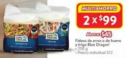 Walmart Blue dragon fideos de arroz o de huevo y trigo oferta