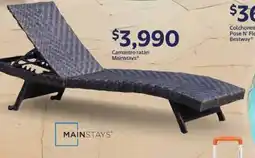 Walmart Mainstays camastro ratan oferta