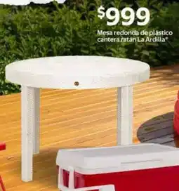 Walmart La ardilla mesa redonda de plástico cantera ratán oferta