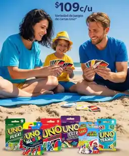 Walmart Uno variedad de juegos de cartas oferta