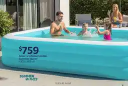 Walmart Summer waves alberca inflable familiar oferta
