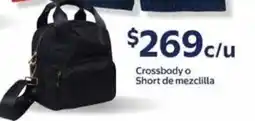 Walmart Crossbody o short de mezclilla oferta