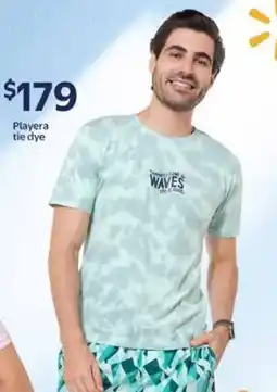 Walmart Playera tie dye oferta