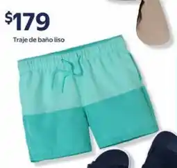 Walmart Traje de baño liso oferta
