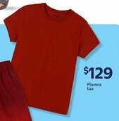 Walmart Playera lisa oferta