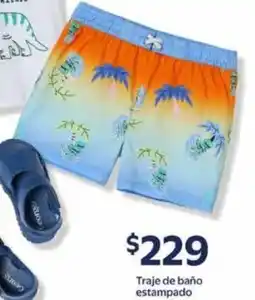 Walmart Traje de baño estampado oferta