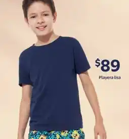 Walmart Playera lisa oferta