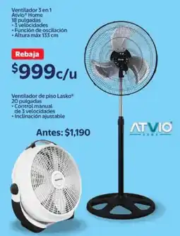 Walmart Rebaja ventilador 3 en 1 oferta
