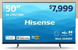 Walmart Hisense tv 50" oferta