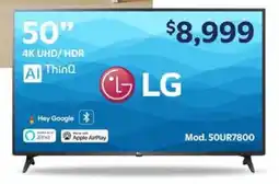 Walmart Lg tv 50" oferta