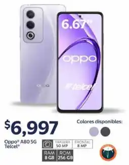 Walmart Oppo A80 5G telcel oferta