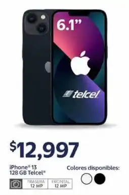 Walmart Iphone 13 telcel oferta