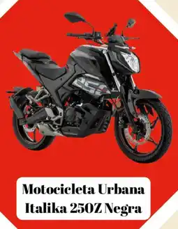 Elektra Motocicleta urbana italika 250Z negra oferta