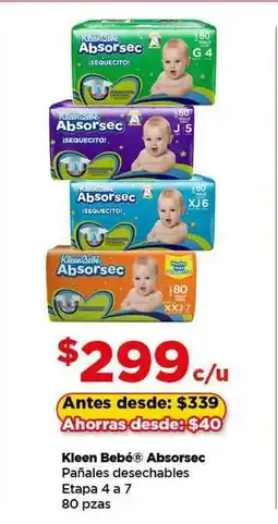 Bodega Aurrerá Kleen Bebé Absorsec oferta