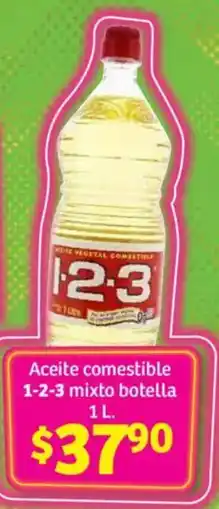 Soriana Mercado Aceite comestible 1-2-3 mixto botella oferta