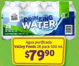 Soriana Mercado Valley foods agua purificada oferta