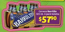 Soriana Mercado Barrilito cerveza oferta