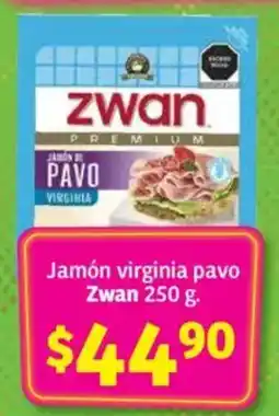 Soriana Mercado Zwan jamón virginia pavo oferta