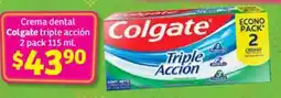 Soriana Mercado Colgate crema dental triple acción oferta