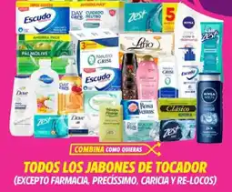 Soriana Híper Todos los jabones de tocador oferta