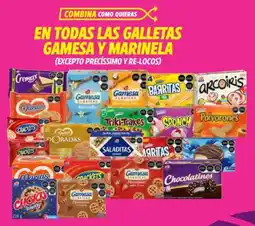 Soriana Híper En todas las galletas gamesa y marinela oferta