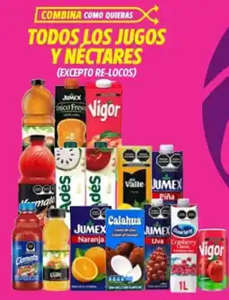 Soriana Híper Todos los jugos y nectares oferta