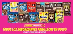 Soriana Híper Todos los saborizantes para leche en polvo oferta