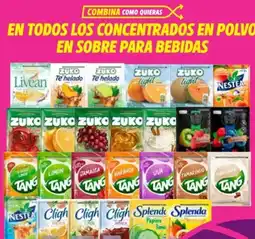 Soriana Híper En todos los concentrados en polvo en sobre para bebidas oferta