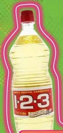 Soriana Híper Aceite comestible mixto 1-2-3 oferta