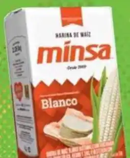 Soriana Híper Harina de maíz Mínsa oferta
