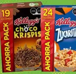 Soriana Híper Kellogg's Zucaritas o Choco Krispis oferta