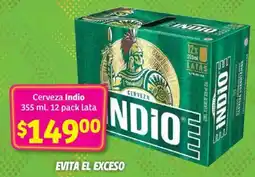 Soriana Híper Cerveza Indio oferta