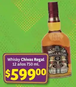 Soriana Híper Whisky Chivas Regal oferta
