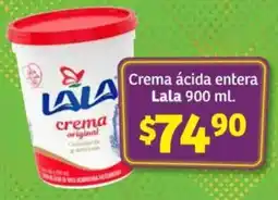 Soriana Híper Lala Crema ácida entera oferta
