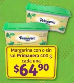 Soriana Híper Margarina con o sin sal Primavera oferta