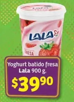 Soriana Híper Lala Yoghurt batido fresa oferta