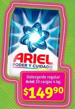 Soriana Híper Detergente regular Ariel 33 cargas oferta