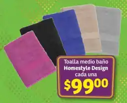 Soriana Híper Homestyle Design Toalla medio baño oferta