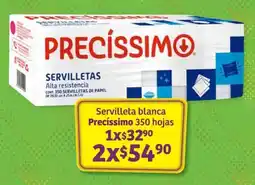 Soriana Híper Precíssimo Servilleta blanca oferta