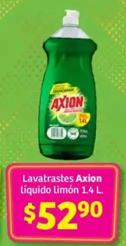 Soriana Mercado Axion lavatrastes líquido limón oferta
