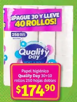 Soriana Mercado Quality day papel higiénico oferta