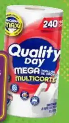 Soriana Mercado Quality day toalla papel absortec oferta