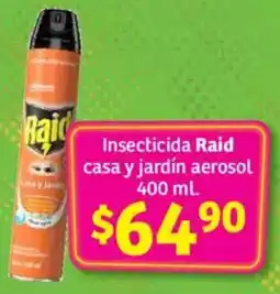 Soriana Mercado Raid insecticida casa y jardín aerosol oferta
