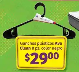 Soriana Mercado Ava clean ganchos plásticos oferta