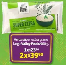 Soriana Mercado Valley foods arroz súper extra grano largo oferta
