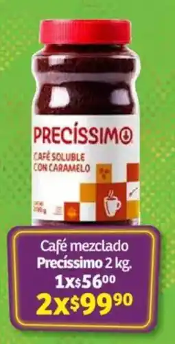 Soriana Mercado Precíssimo café mezclado oferta