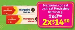 Soriana Mercado Precíssimo margarina con sal o sin sal oferta
